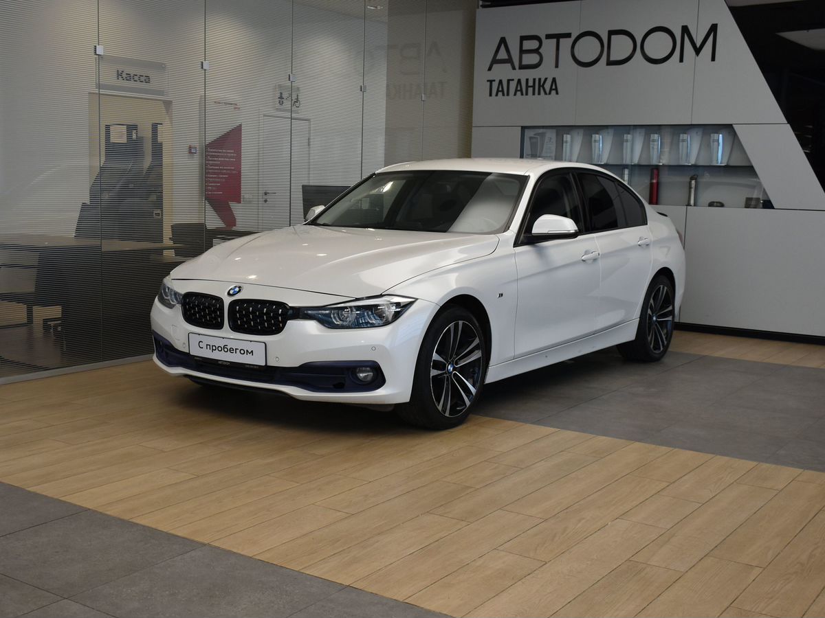 Автомобиль BMW 3 серии VI (F30/F31/F34) [рестайлинг] 320 2.0d AT 4WD (190 л.с.) Sport Line Белый 2019 с пробегом 115 765 км