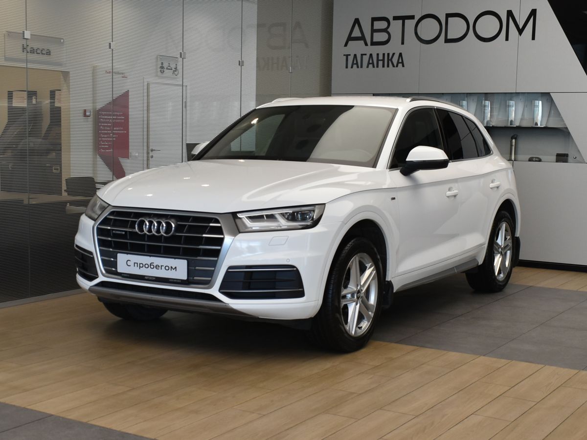 Audi Q5 II поколение (FY) 2.0 AMT 4WD (249 л.с.) Sport Белый 2017 с пробегом 159 913 км