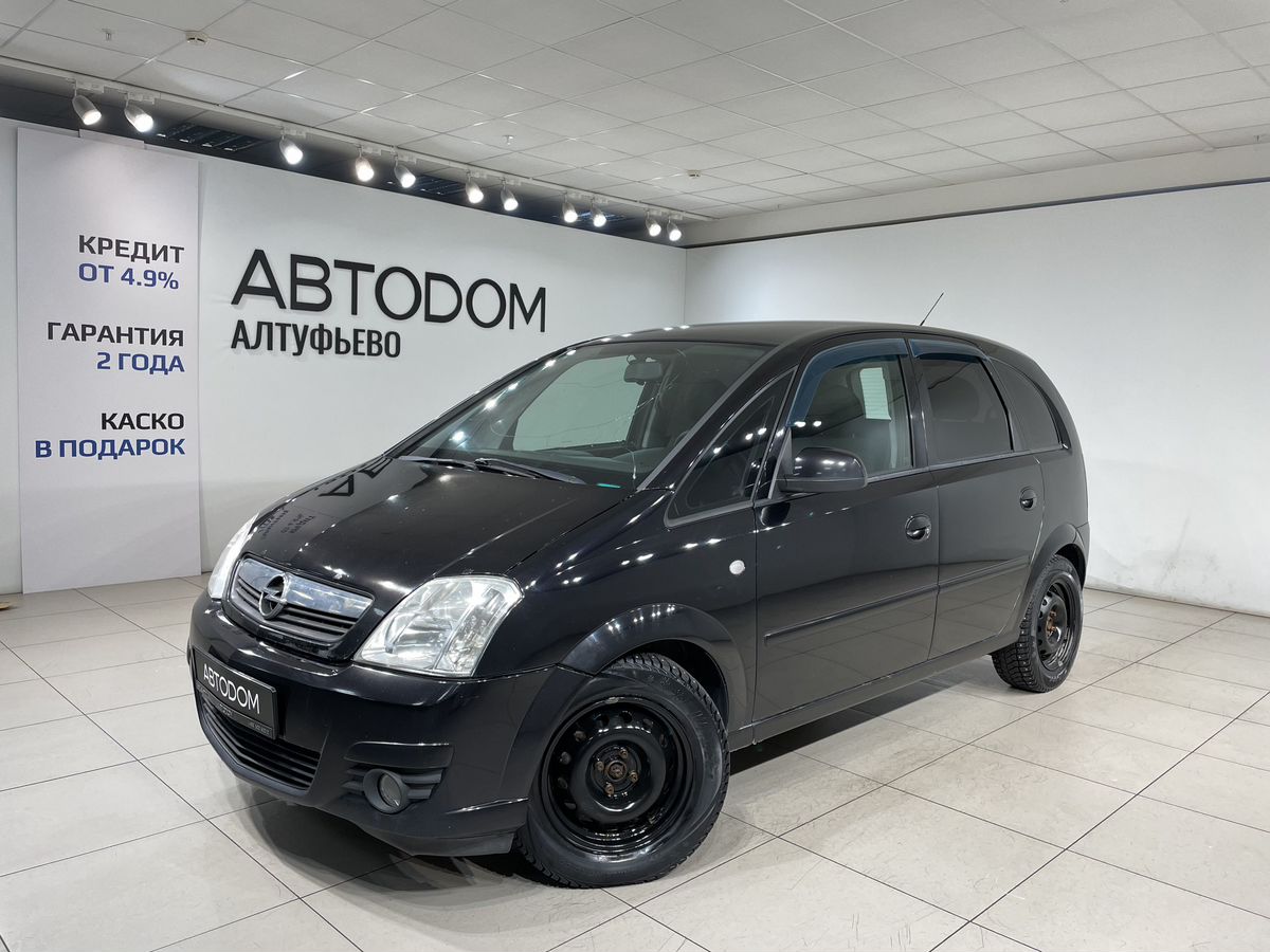 Opel Meriva I (A) [рестайлинг] 1.6 AMT (105 л.с.) Base Чёрный 2007 с пробегом 160 597 км