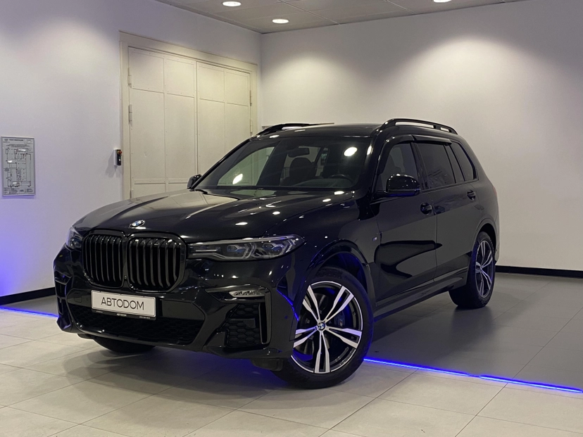 Автомобиль BMW X7 I поколение (G07) 3.0d AT 4WD (249 л.с.) M Sport Plus Чёрный 2020 с пробегом 103 433 км