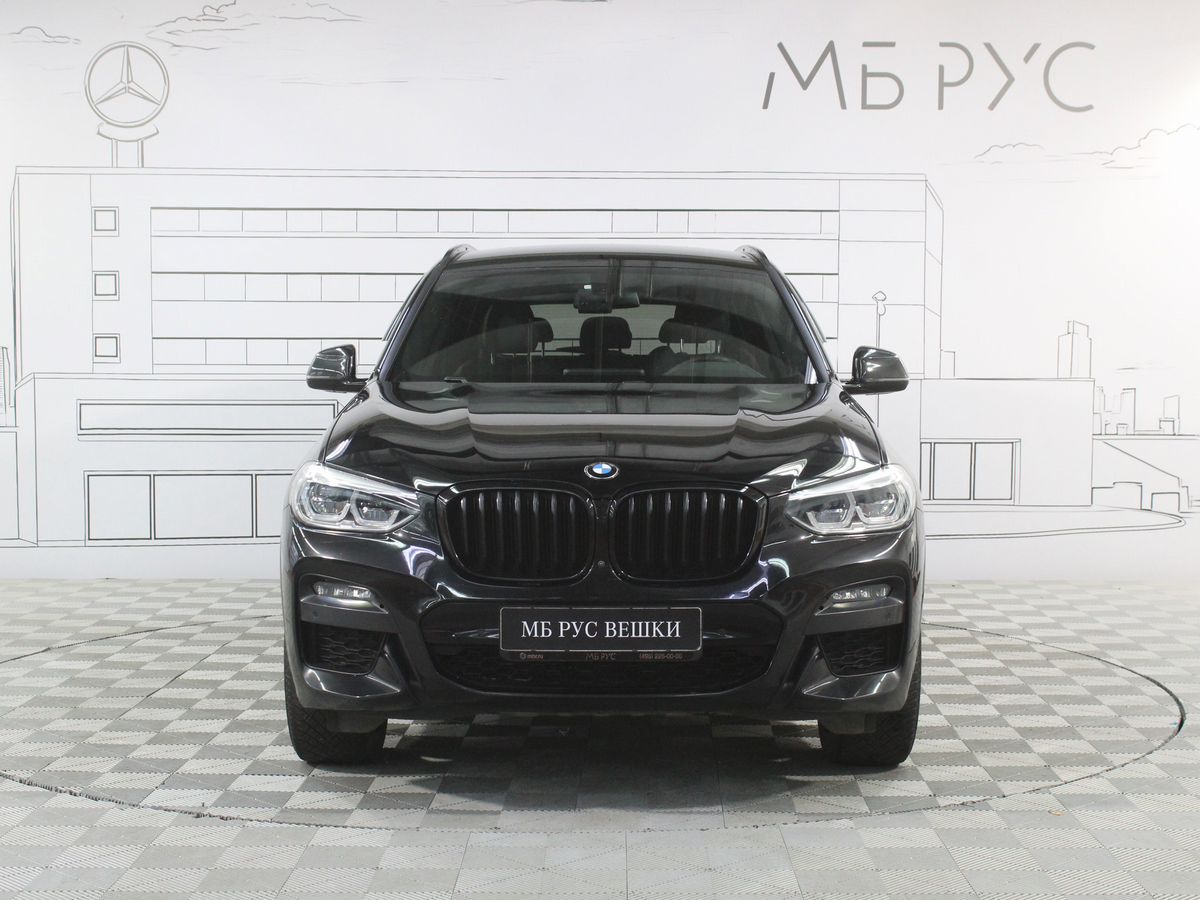 Автомобиль BMW X3 III поколение (G01) 2.0 AT 4WD (249 л.с.) M Sport Чёрный 2021 с пробегом 72 878 км