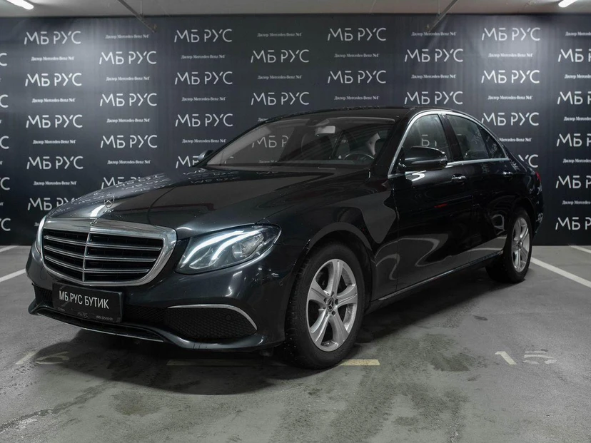 Автомобиль Mercedes-Benz E-Класс V поколение (W213/S213/C238) 200 2.0 AT 4Matic (197 л.с.) Sport Чёрный 2019 с пробегом 125 000 км