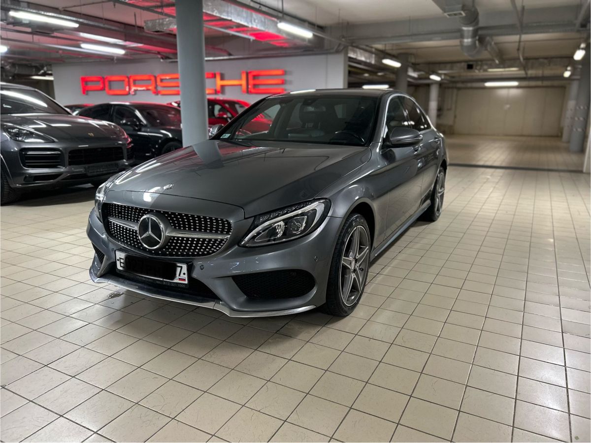 Mercedes-Benz C-Класс IV поколение (W205/S205/C205) 180 1.6 AT (150 л.с.) Sport Серый 2016 с пробегом 103 000 км