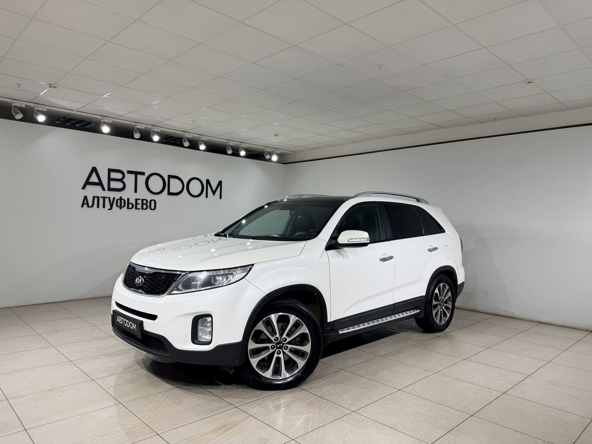 Kia Sorento II [рестайлинг] 2.0d AT (150 л.с.) Base Белый 2013 с пробегом 192 718 км