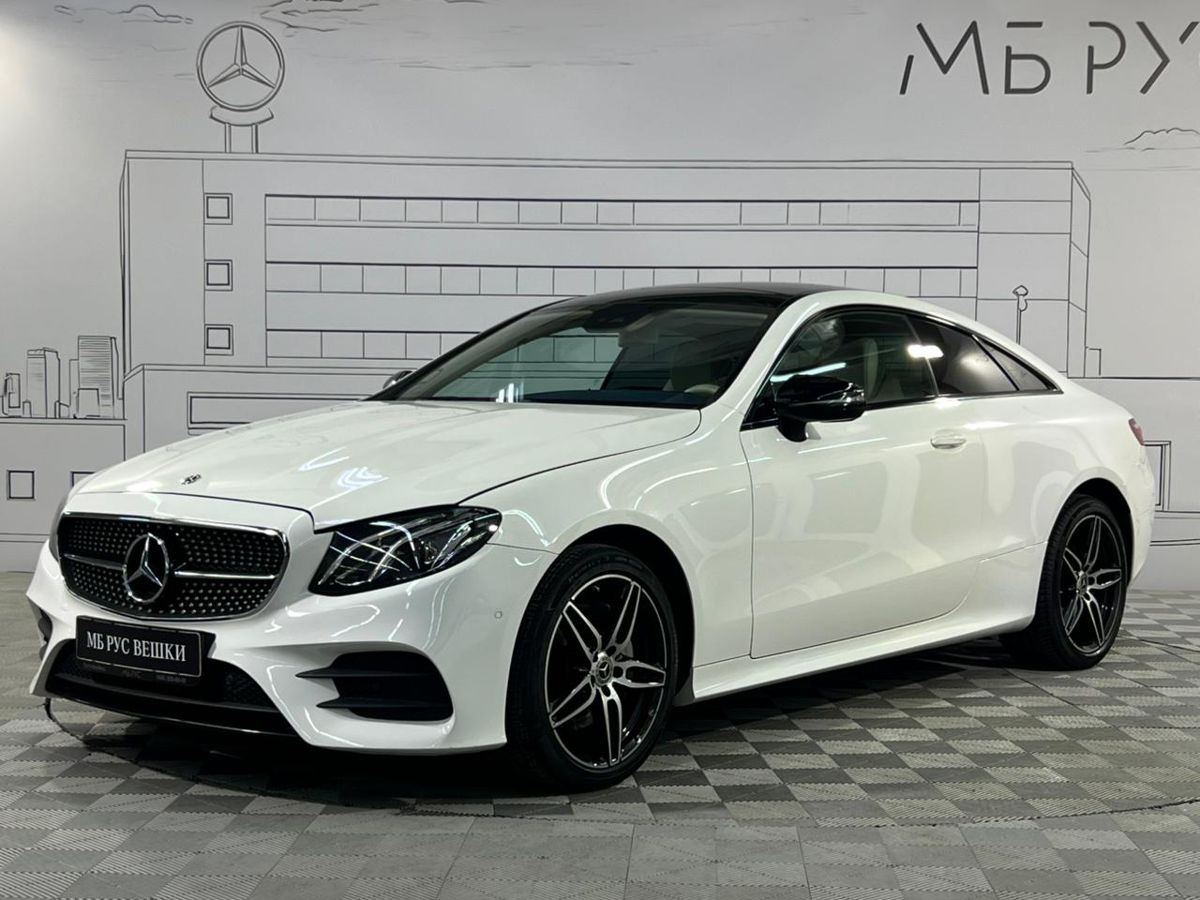 Автомобиль Mercedes-Benz E-Класс V (W213/S213/C238) [рестайлинг] 200 2.0 AT 4Matic (197 л.с.) Sport Белый 2020 с пробегом 55 595 км