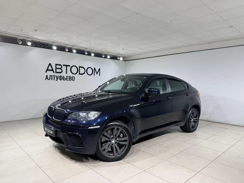 BMW X6 M I поколение (E71/E72) 4.4 AT 4WD (555 л.с.) Base Синий 2010 с пробегом 154 598 км