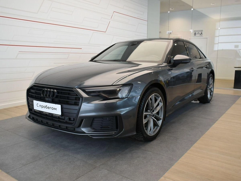Автомобиль Audi A6 V поколение (C8) 2.0 AMT 4WD (245 л.с.) Sport Серый 2021 с пробегом 112 000 км