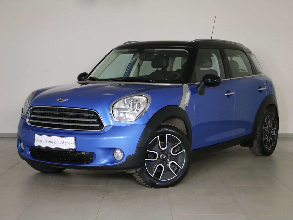 Автомобиль MINI Countryman I поколение (R60) Cooper 1.6 AT (122 л.с.) Cooper Синий 2014 с пробегом 94011 км