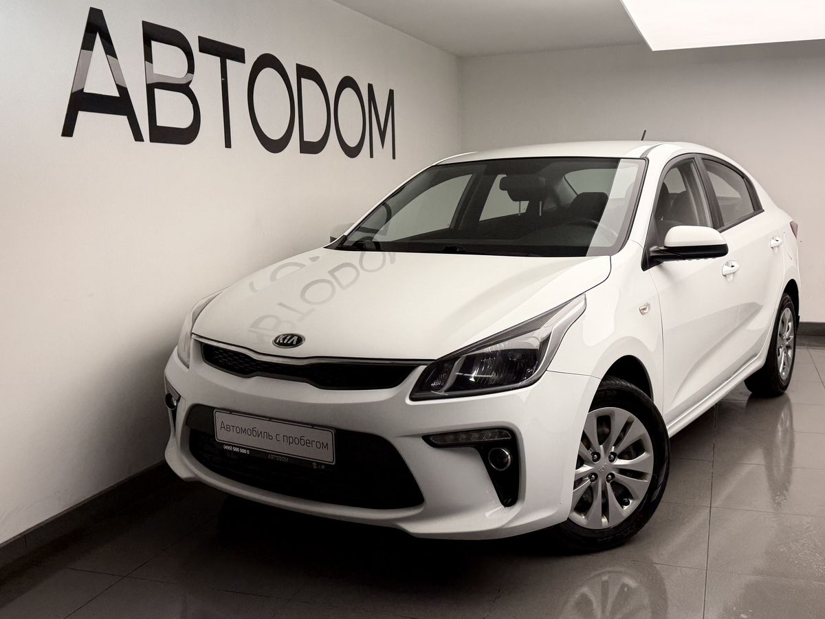 Kia Rio IV поколение 1.6 AT (123 л.с.) Prestige Белый 2018 с пробегом 62 289 км