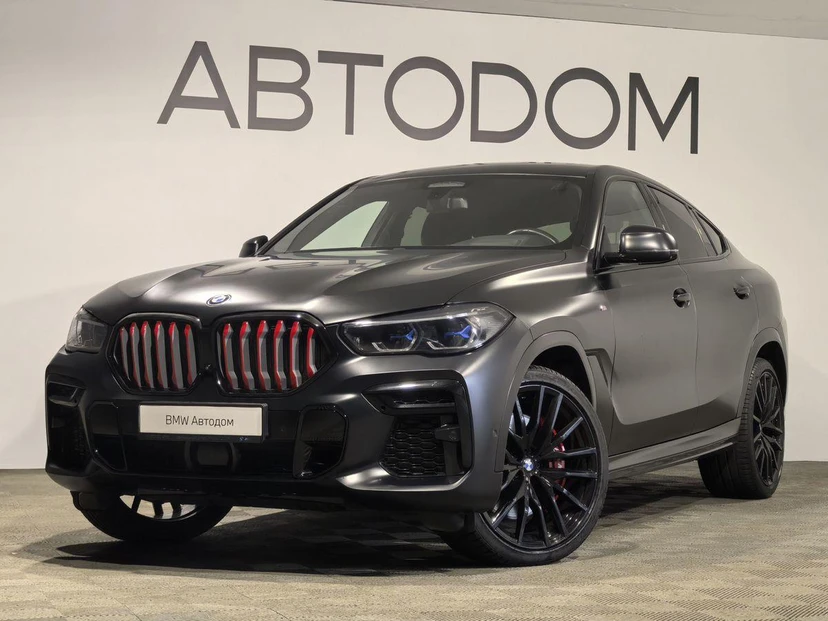 BMW X6 III поколение (G06) 3.0d AT 4WD (340 л.с.) Base Чёрный 2022 с пробегом 28 600 км