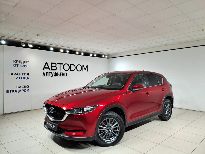 Автомобиль Mazda CX-5 II поколение 2.0 AT 4WD (150 л.с.) Supreme (Пакет 2) (2017-2020) Красный 2021 с пробегом 42 118 км