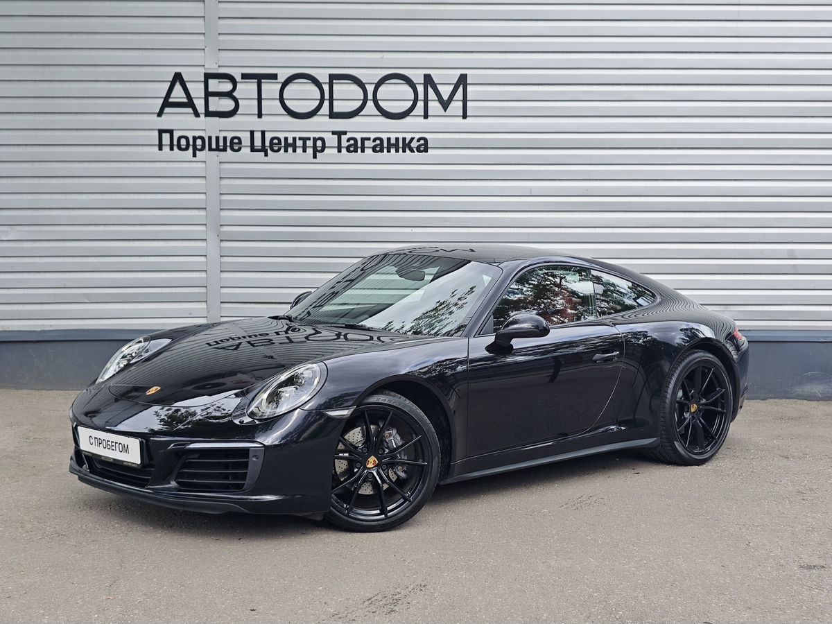 Porsche 911 VII (991) [рестайлинг] Carrera 4 3.0 AMT 4WD (370 л.с.) Carrera Чёрный 2017 с пробегом 20 026 км
