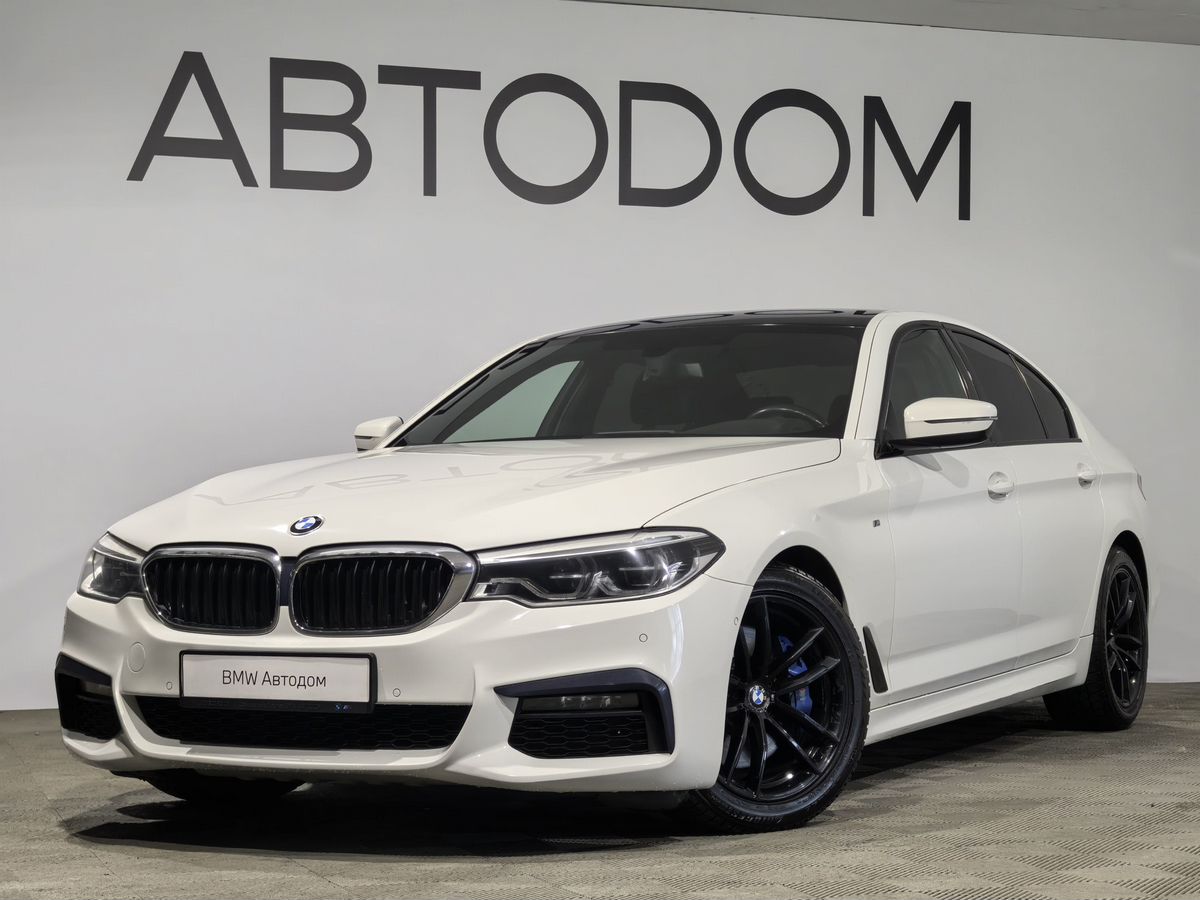 BMW 5 серии VII поколение (G30/G31) 530 2.0 AT 4WD (249 л.с.) M Sport Белый 2019 с пробегом 151 200 км