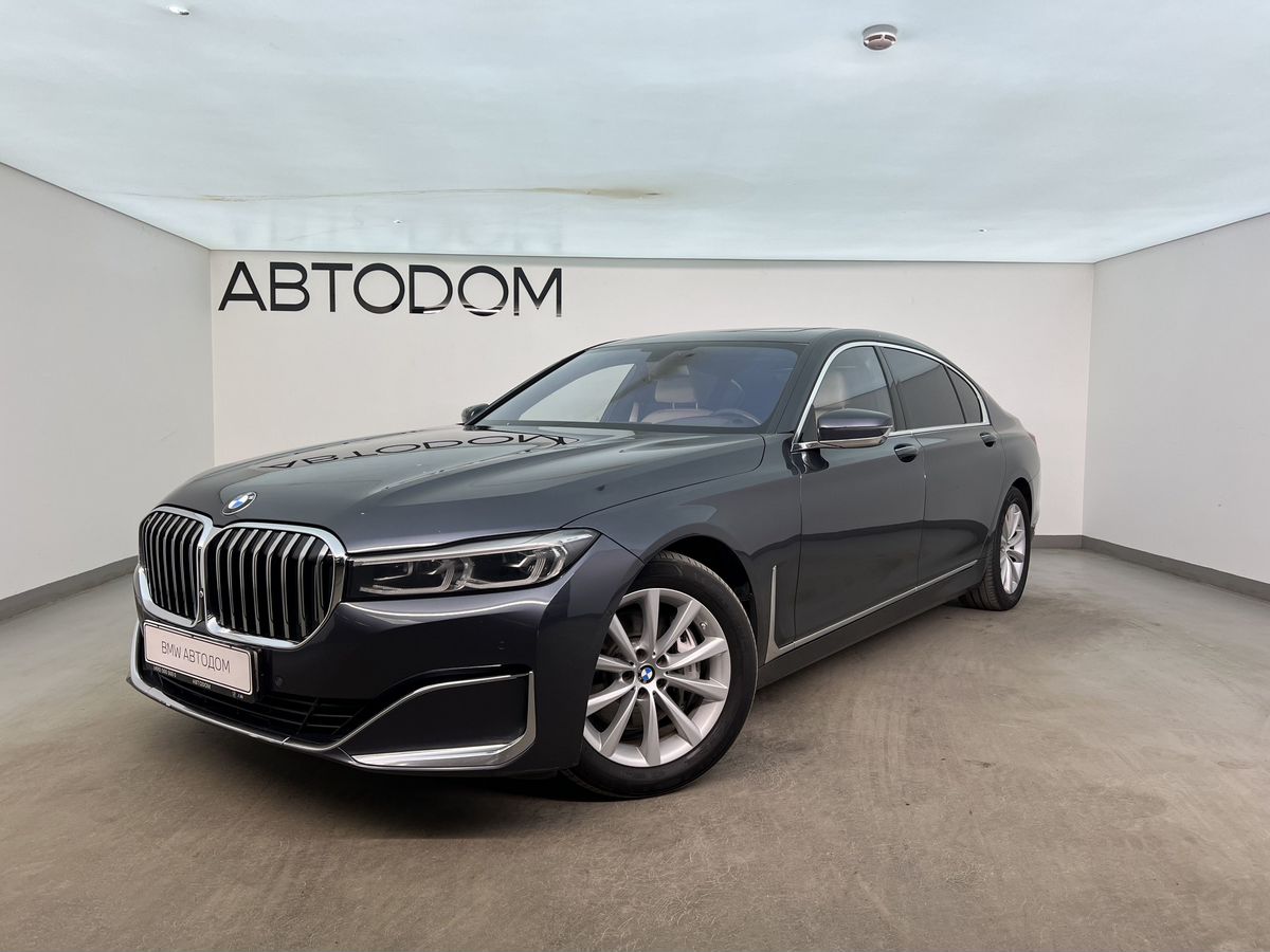 BMW 7 серии VI (G11/G12) [рестайлинг] 740L 3.0d AT 4WD (320 л.с.) Base Серый 2019 с пробегом 165 414 км