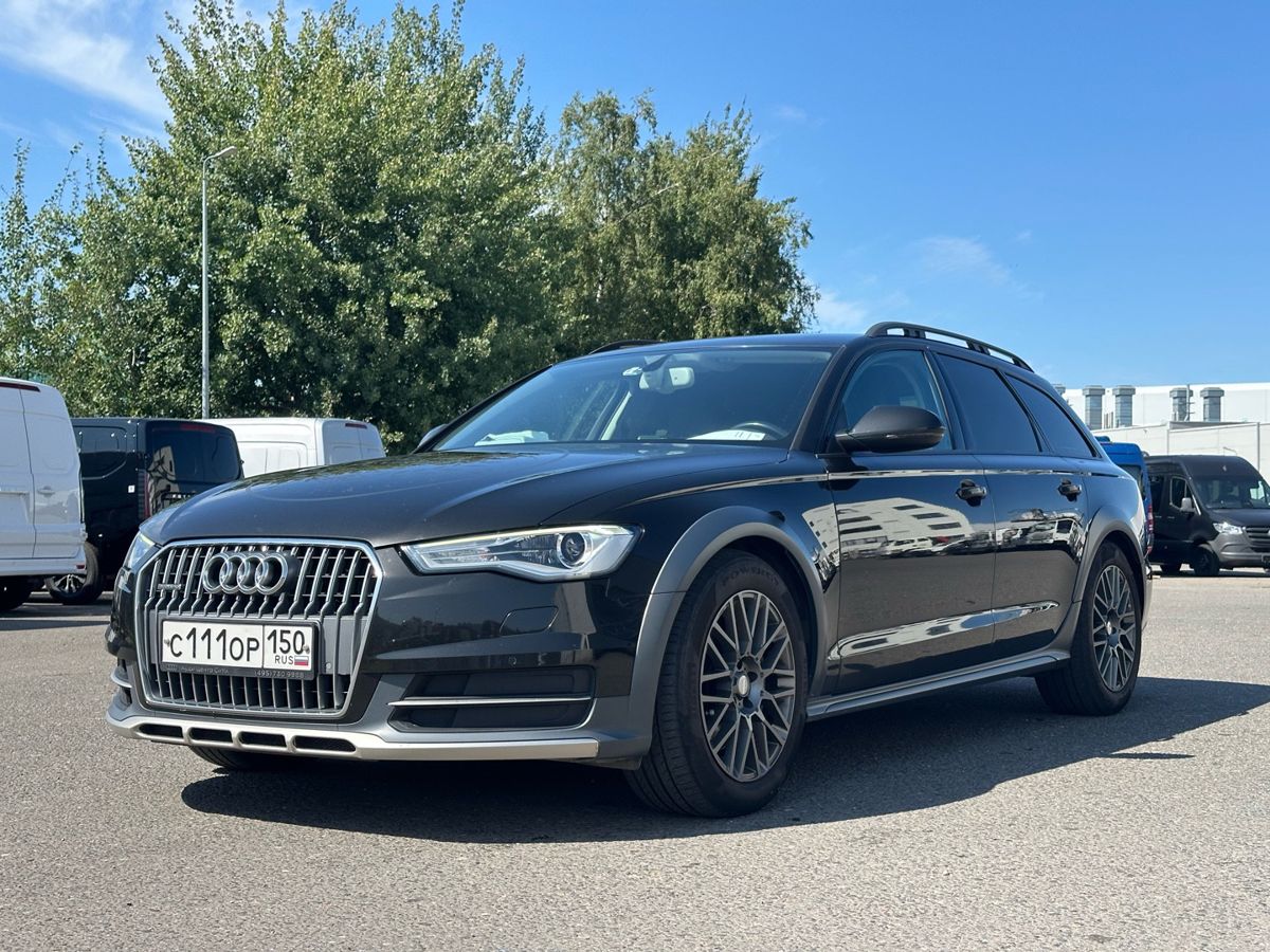 Audi A6 allroad III (C7) [рестайлинг] 3.0 AMT 4WD (333 л.с.) Advance Чёрный 2016 с пробегом 195 574 км