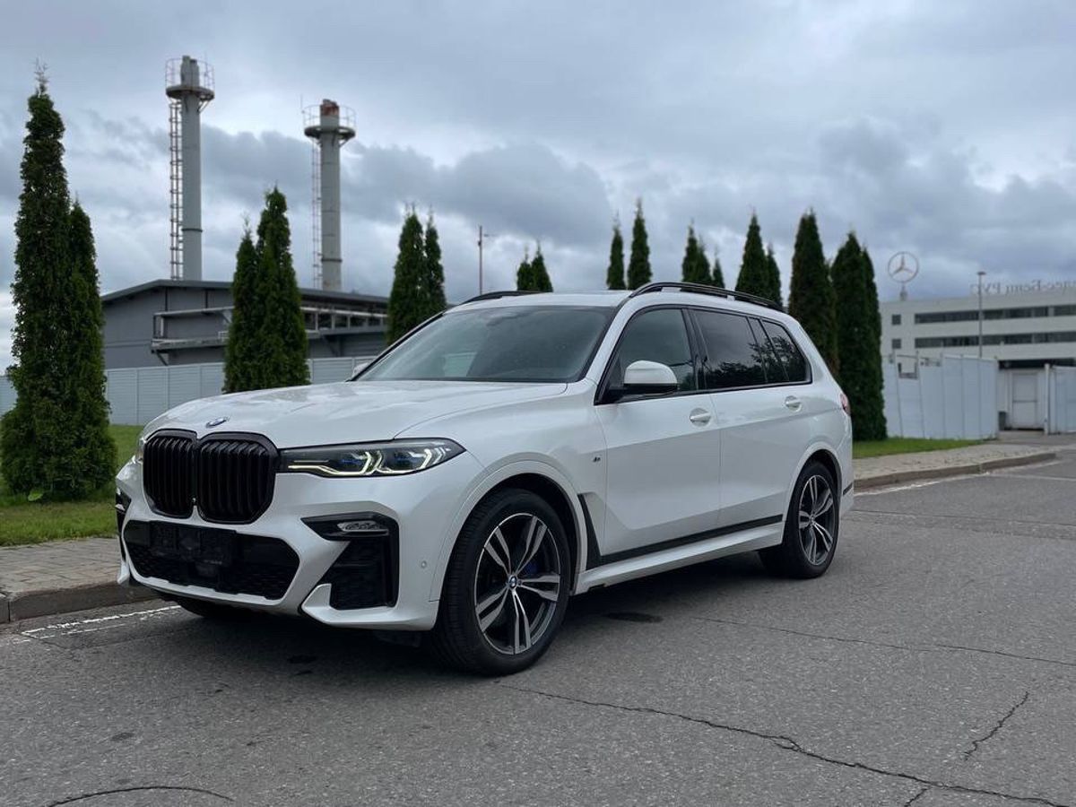 BMW X7 I поколение (G07) 3.0d AT 4WD (249 л.с.) Pure Excellence Белый 2020 с пробегом 126 177 км