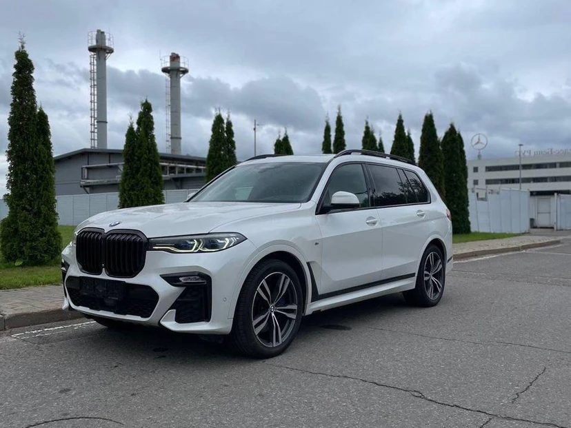 BMW X7 I поколение (G07) 3.0d AT 4WD (249 л.с.) Pure Excellence Белый 2020 с пробегом 126 177 км