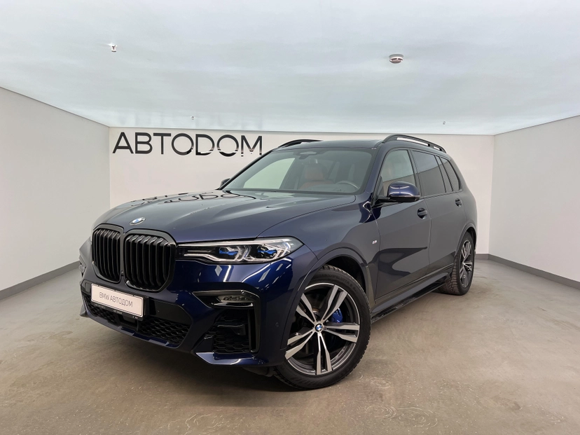 Автомобиль BMW X7 I поколение (G07) 3.0d AT 4WD (340 л.с.) M Sport Pro Синий 2020 с пробегом 116 809 км