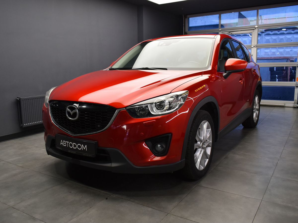 Mazda CX-5 I поколение 2.0 AT 4WD (150 л.с.) Supreme Красный 2014 с пробегом 182 000 км