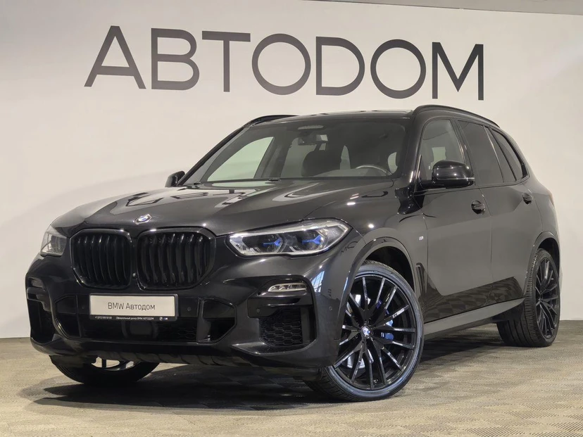 BMW X5 IV поколение (G05) 3.0d AT 4WD (340 л.с.) M Sport Pro Чёрный 2020 с пробегом 80 486 км