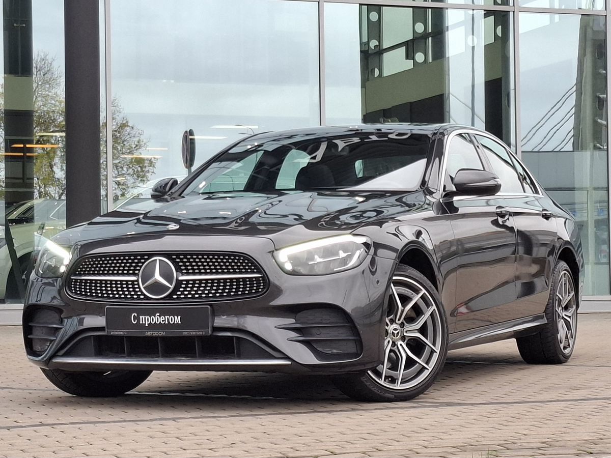 Mercedes-Benz E-Класс V (W213/S213/C238) [рестайлинг] 200 2.0 AT 4Matic (197 л.с.) Sport Plus Серый 2021 с пробегом 96 000 км