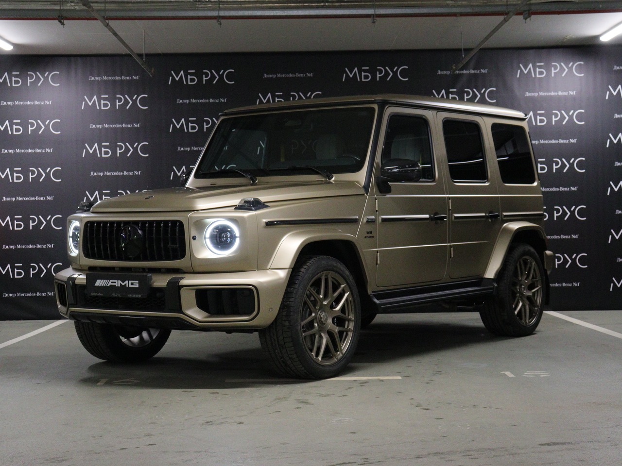 Автомобиль Mercedes-Benz G-Класс AMG II (W463) [рестайлинг] G 63 4.0 AT 4Matic (585 л.с.) AMG G 63 Золотой 2025 
