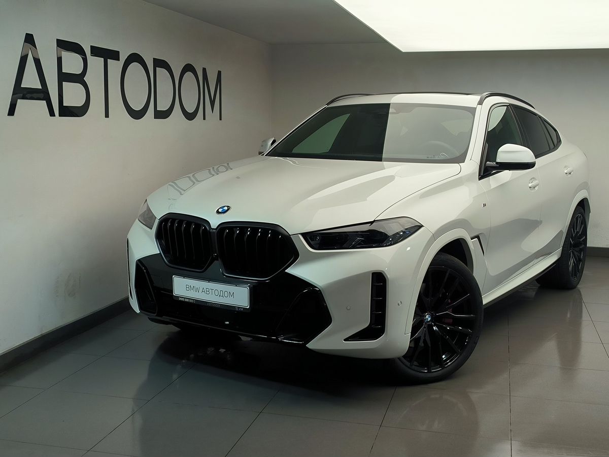 BMW X6 III (G06) [рестайлинг] 3.0d AT 4WD (340 л.с.) M Sport Белый 2025 