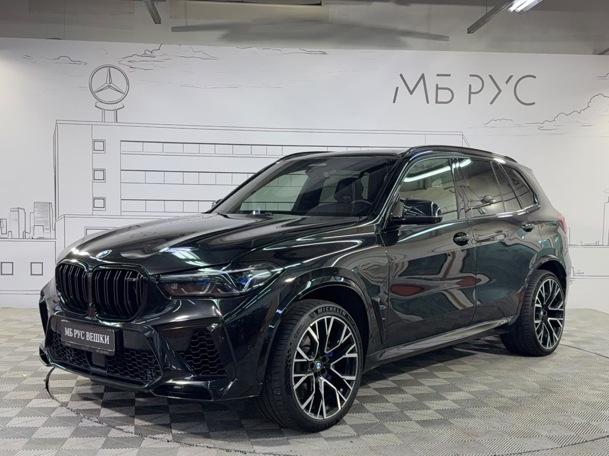 BMW X5 M III поколение (F95) 4.4 AT 4WD (625 л.с.) Competition Чёрный 2021 с пробегом 79 240 км