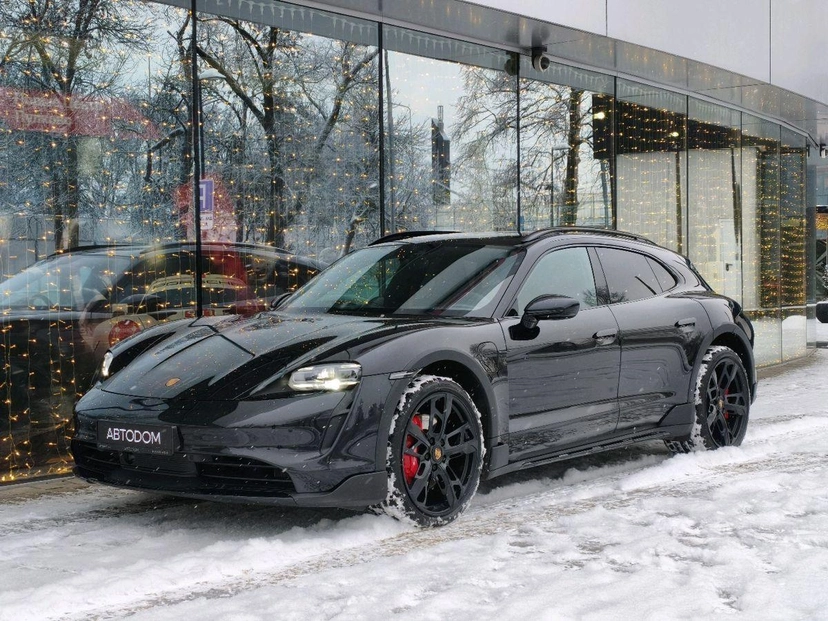 Автомобиль Porsche Taycan I поколение 4S Electro AT 4WD (420 кВт) Base Чёрный 2022 с пробегом 19 934 км