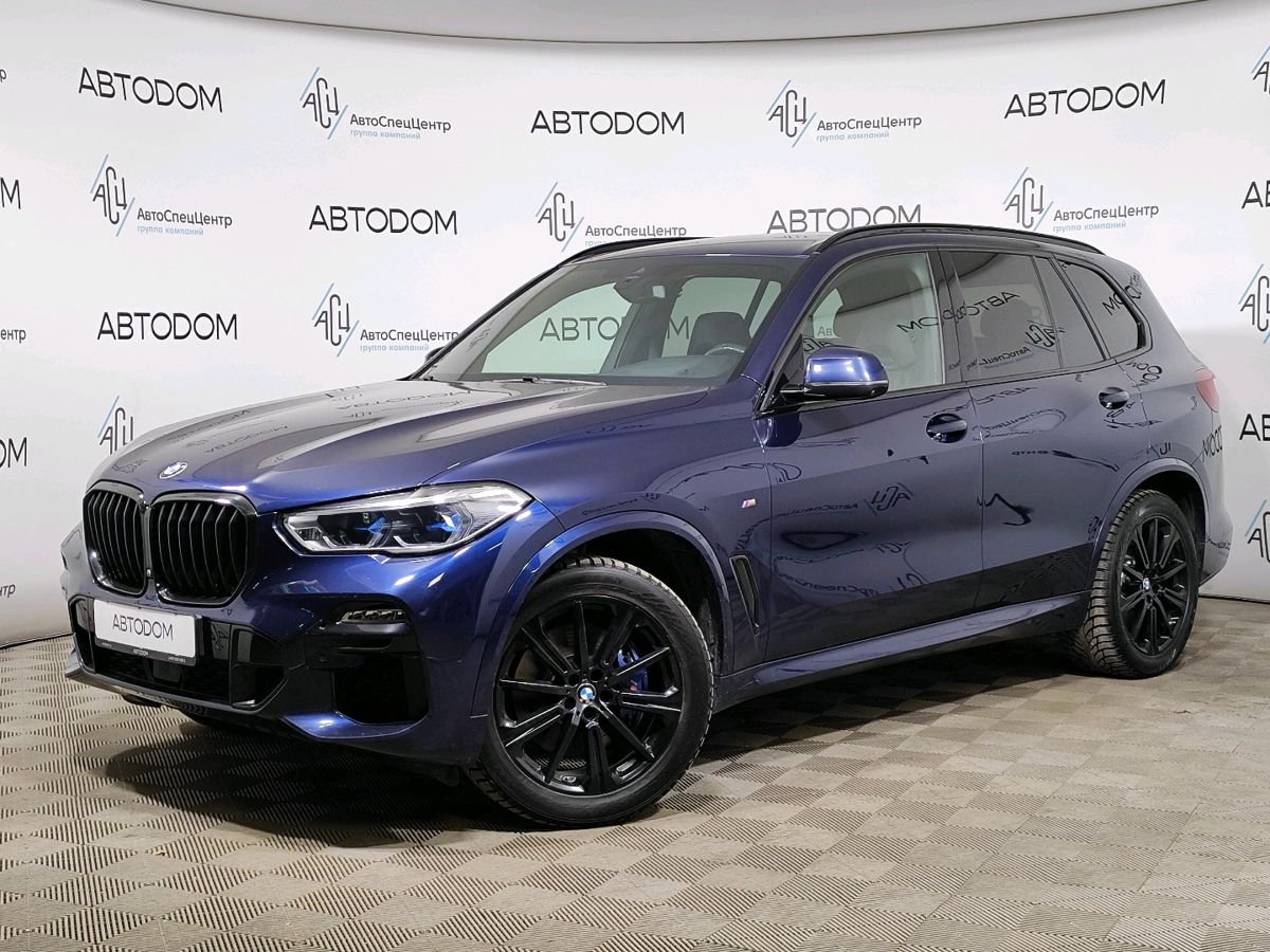 Автомобиль BMW X5 IV поколение (G05) 3.0d AT 4WD (249 л.с.) M Sport Pro Чёрный 2020 с пробегом 80 147 км