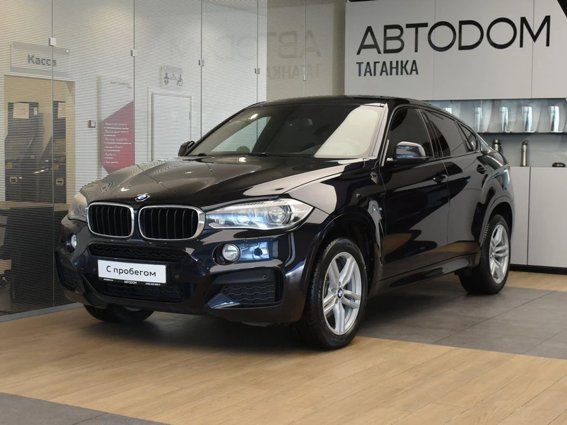 BMW X6 II поколение (F16) 3.0d AT 4WD (249 л.с.) M Sport Pure Чёрный 2014 с пробегом 168 292 км