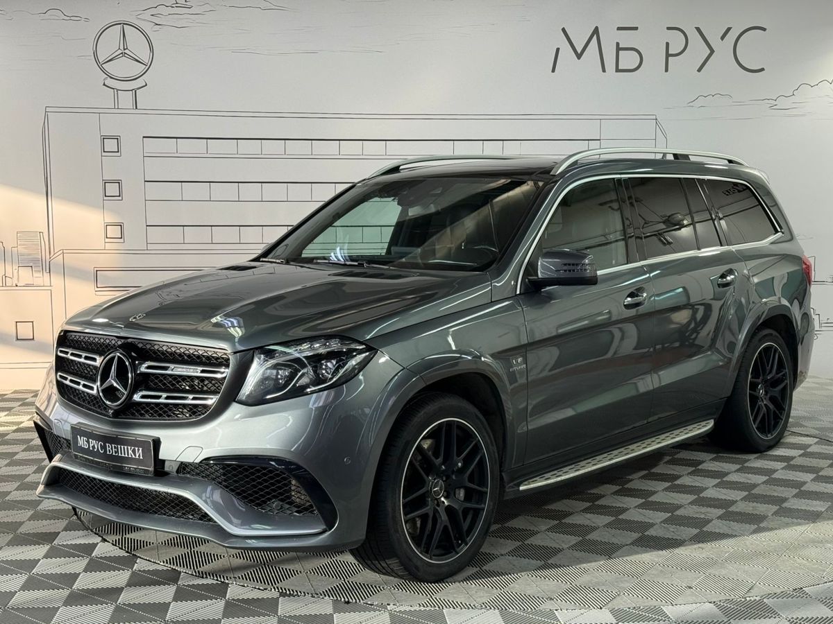 Автомобиль Mercedes-Benz GLS AMG I поколение (X166) 63 AMG 5.5 AT 4Matic (585 л.с.) Особая серия Серый 2018 с пробегом 167 338 км