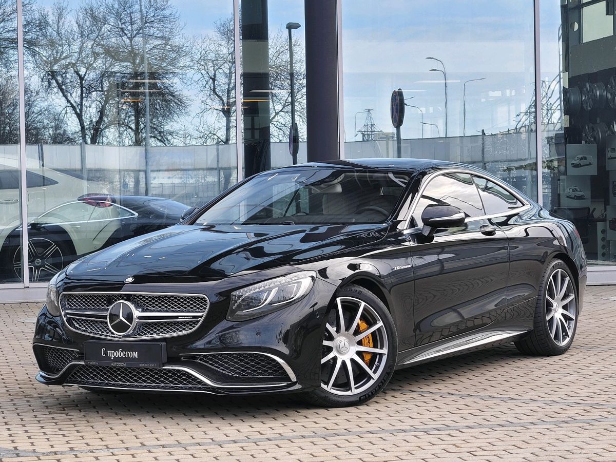 Автомобиль Mercedes-Benz S-Класс AMG III поколение (W222/C217) 65 AMG 6.0 AT (630 л.с.) AMG Чёрный 2015 с пробегом 32 470 км