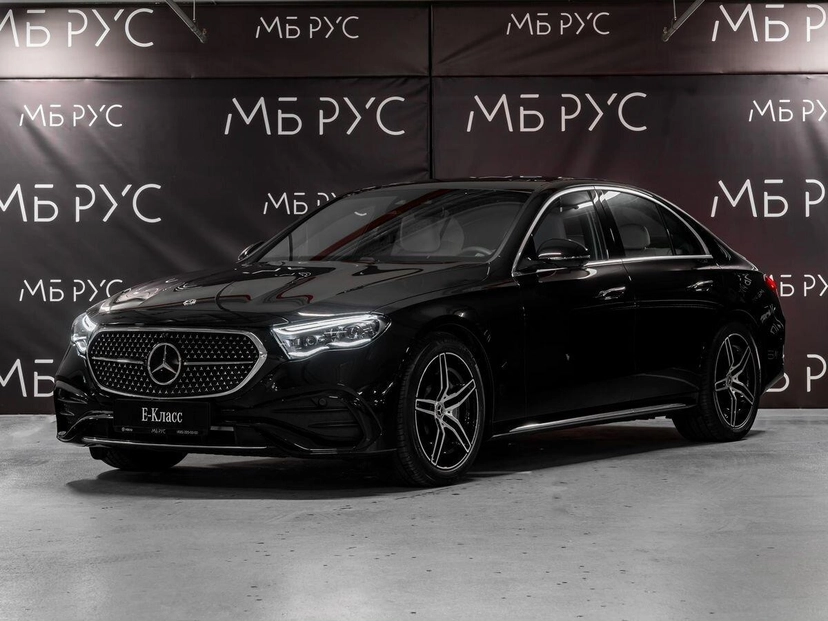 Автомобиль Mercedes-Benz E-Класс VI поколение (W214/S214) 2.0 AT 4Matic (258 л.с.) AMG Line Чёрный 2025 с пробегом 20 км
