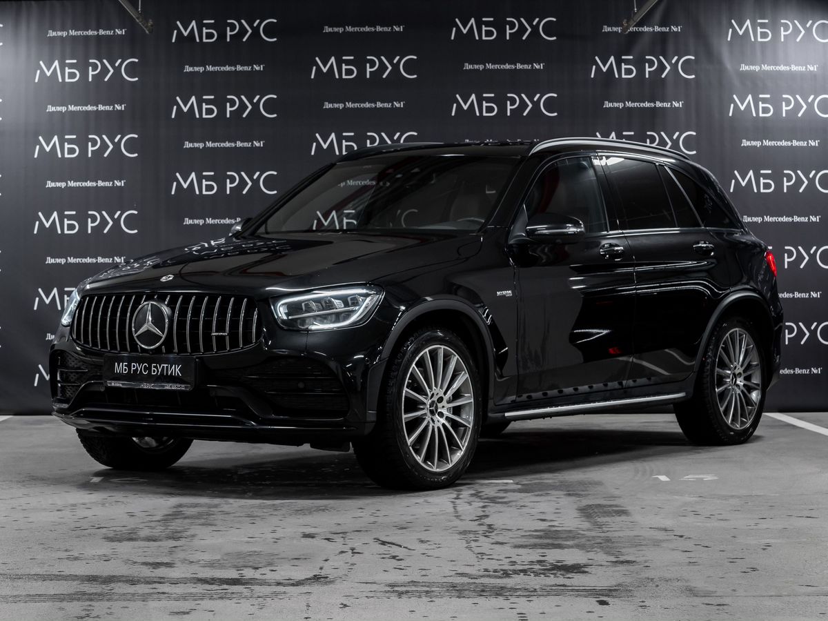 Автомобиль Mercedes-Benz GLC AMG I (X253) [рестайлинг] 43 AMG 3.0 AT 4Matic (390 л.с.) Особая Серия Чёрный 2021 с пробегом 33 000 км