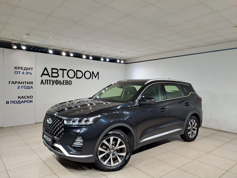 Автомобиль CHERY Tiggo 7 Pro I поколение 1.5 CVT (147 л.с.) Prestige Чёрный 2021 с пробегом 78 007 км