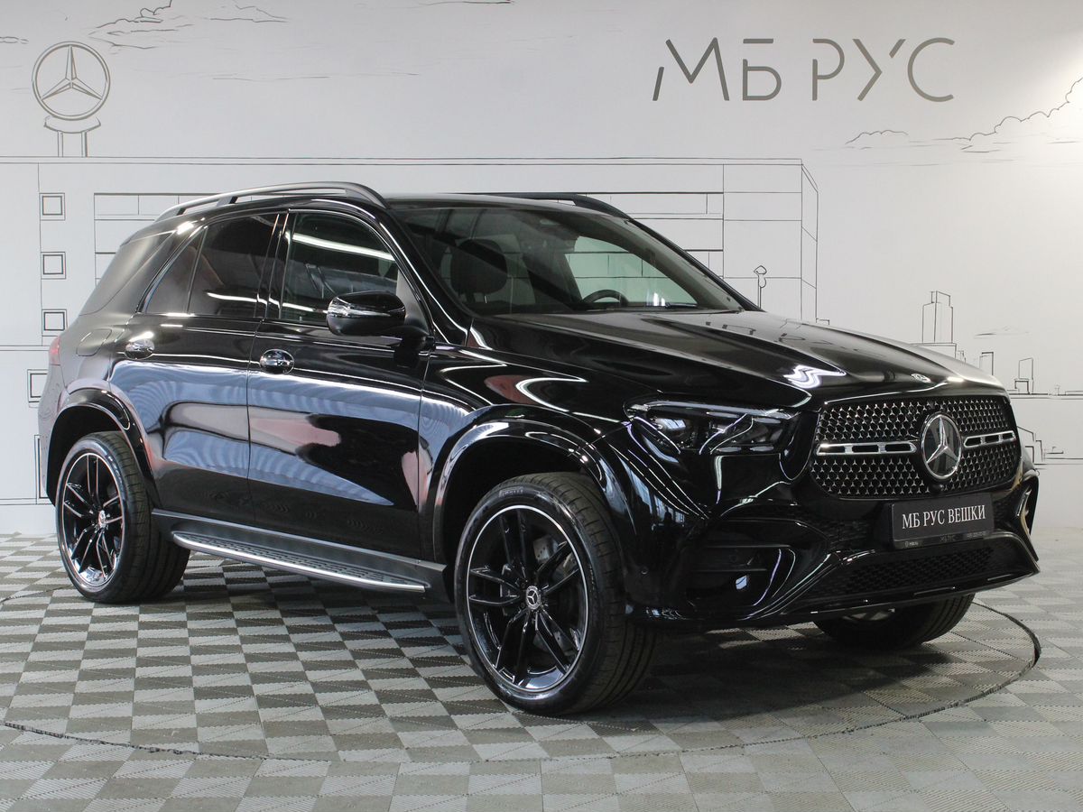 Автомобиль Mercedes-Benz GLE II (V167) [рестайлинг] 300 2.0d AT 4Matic (269 л.с.) Base Чёрный 2025 с пробегом 143 км
