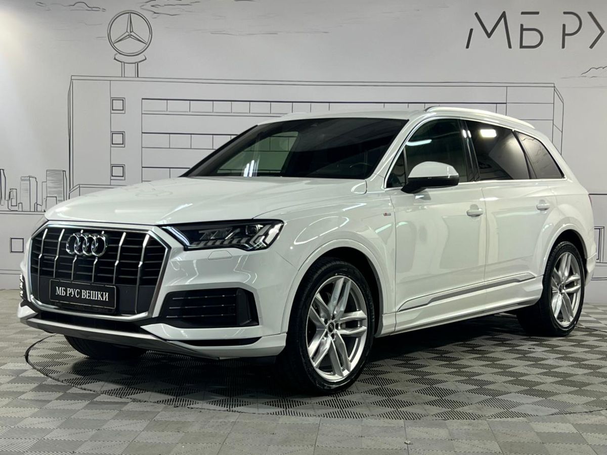Audi Q7 II (4M) [рестайлинг] 3.0d AT 4WD (249 л.с.) Sport Белый 2020 с пробегом 109 595 км