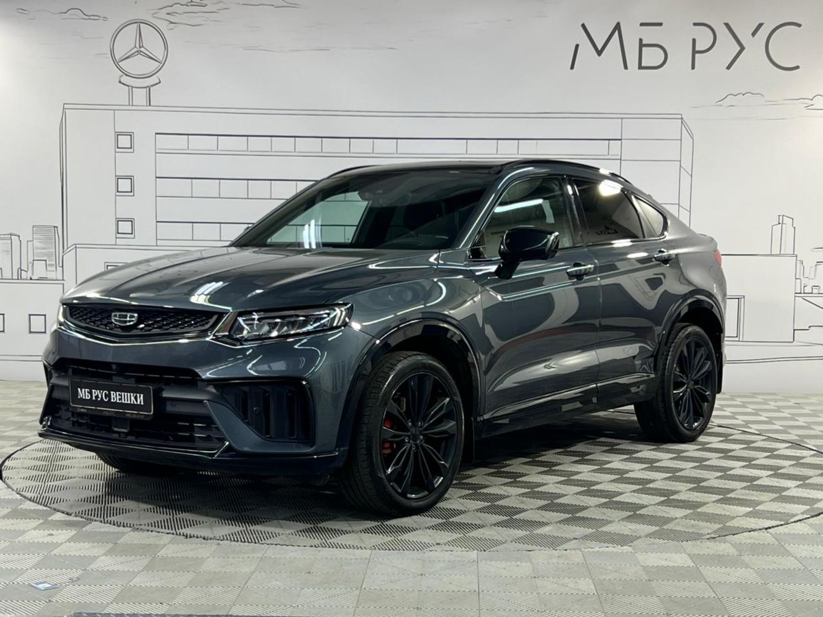 Автомобиль Geely Tugella I [рестайлинг] 2.0 AT 4WD (238 л.с.) Flagship Sport Серый 2023 с пробегом 64 451 км
