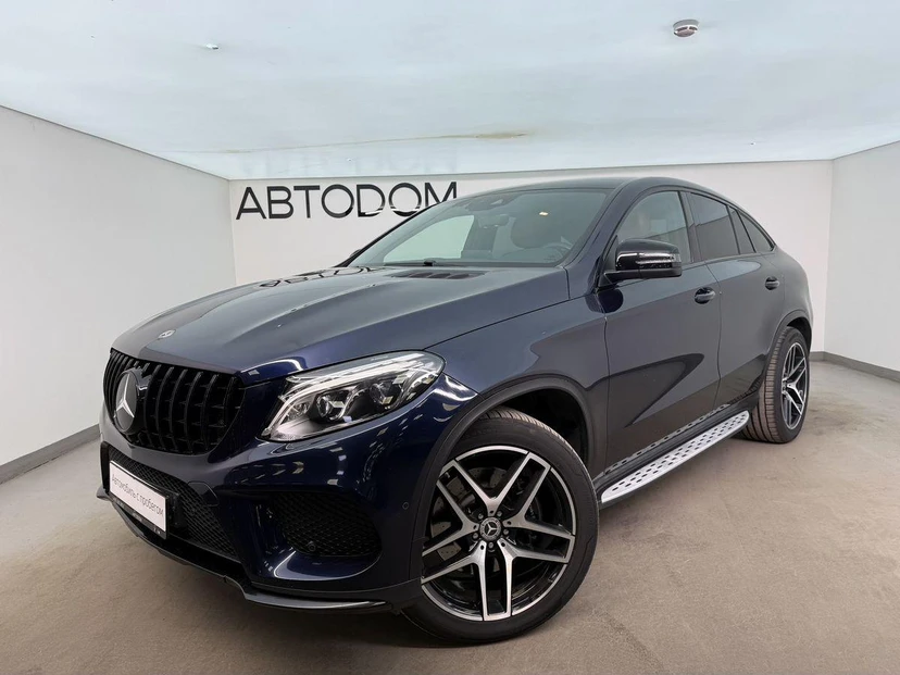 Mercedes-Benz GLE coupe I поколение (C292) 400 3.0 AT 4Matic (333 л.с.) Особая серия Синий 2019 с пробегом 92 800 км
