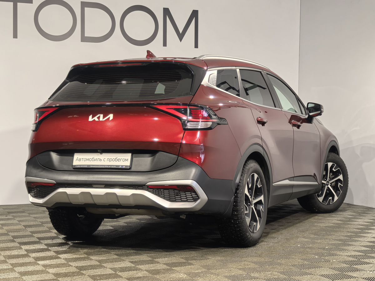 Автомобиль Kia Sportage V поколение 2.5 AT 4WD (190 л.с.) Prestige Красный 2022 с пробегом 31 897 км