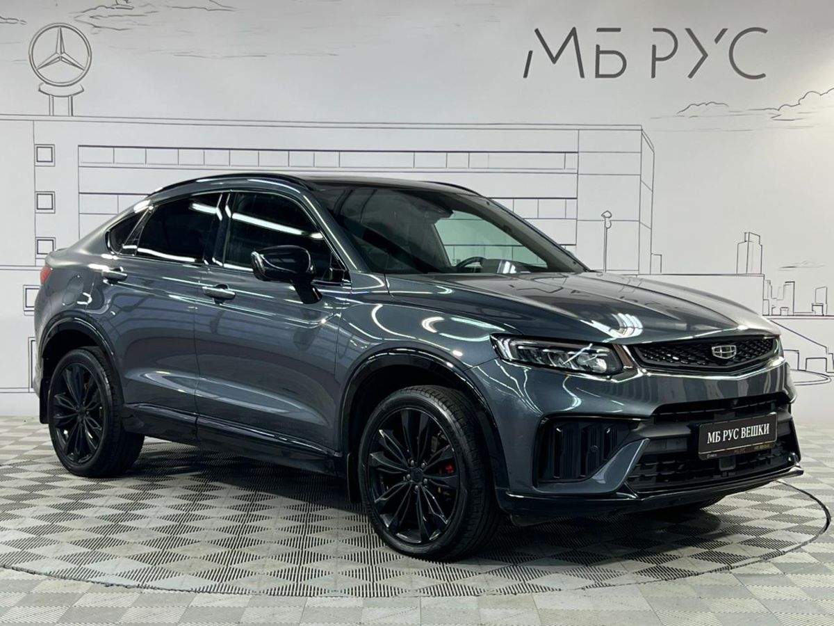 Автомобиль Geely Tugella I [рестайлинг] 2.0 AT 4WD (238 л.с.) Flagship Sport Серый 2023 с пробегом 64 451 км