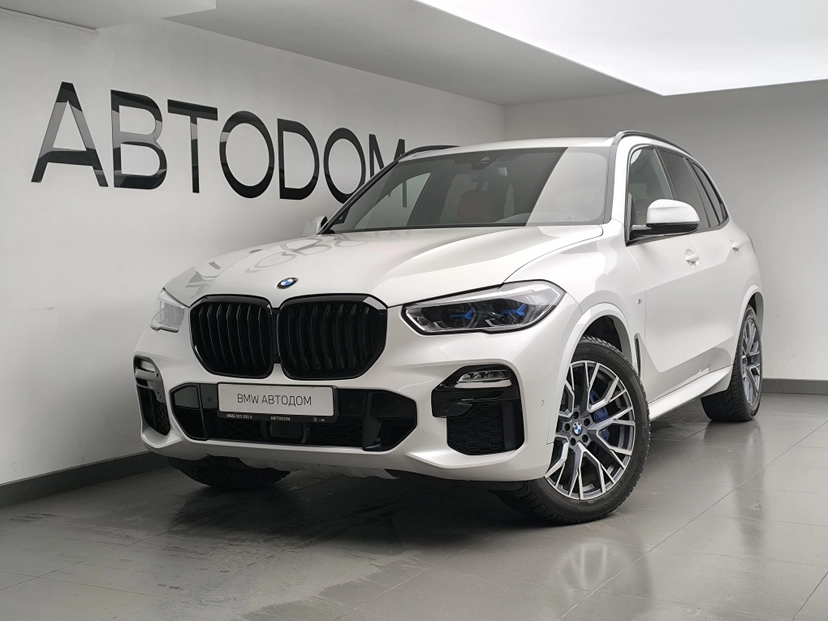 Автомобиль BMW X5 IV поколение (G05) 3.0d AT 4WD (249 л.с.) M Sport Plus Белый 2020 с пробегом 49 858 км