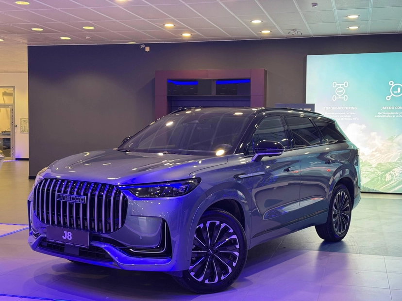 Автомобиль Jaecoo J8 I поколение 2.0 AMT 4WD (249 л.с.) Supreme BL Серый 2025