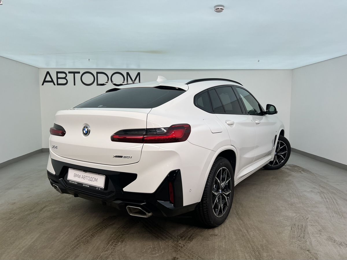 Автомобиль BMW X4 II (G02) [рестайлинг] 2.0 AT 4WD (184 л.с.) M Sport Pure Белый 2024 с пробегом 8 671 км