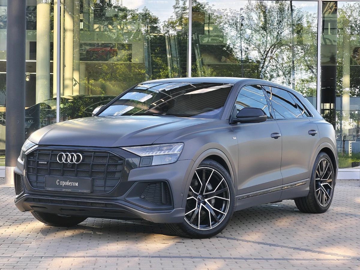 Audi Q8 I поколение (4M) 3.0d AT 4WD (249 л.с.) Design Синий 2020 с пробегом 113 833 км