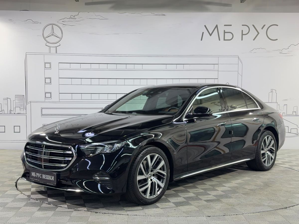 Mercedes-Benz E-Класс VI поколение (W214/S214) 2.0d AT 4Matic (197 л.с.) Base Чёрный 2025 с пробегом 5 500 км