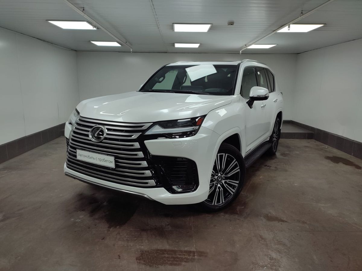 Автомобиль Lexus LX IV поколение 3.5 AT 4WD (415 л.с.) Luxury + Белый 2022 с пробегом 55 км