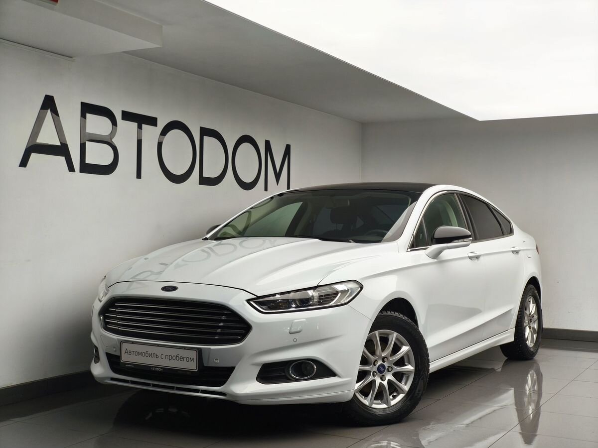 Автомобиль Ford Mondeo V поколение 2.5 AT (149 л.с.) Trend Белый 2017 с пробегом 103 800 км