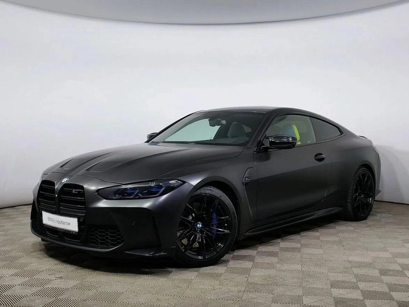 Автомобиль BMW M4 II поколение (G82) 3.0 AT (510 л.с.) Competition Жёлтый 2021 с пробегом 37 181 км